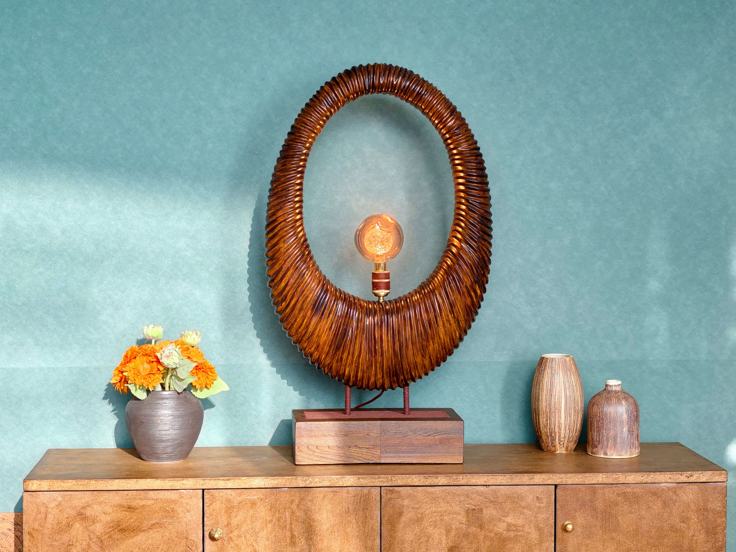 Artistic Handmade Loop Floor Lamp Design scaled – Flowlight Design Artistic Handmade Loop Floor Lamp Design scaled | Flowlight Design