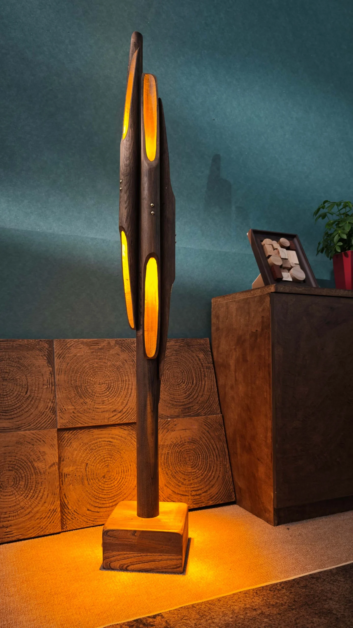 Handmade Natural Solid Wood Artistic Floor Lamp Yearning scaled – Flowlight Design Handmade Natural Solid Wood Artistic Floor Lamp Yearning scaled | Flowlight Design