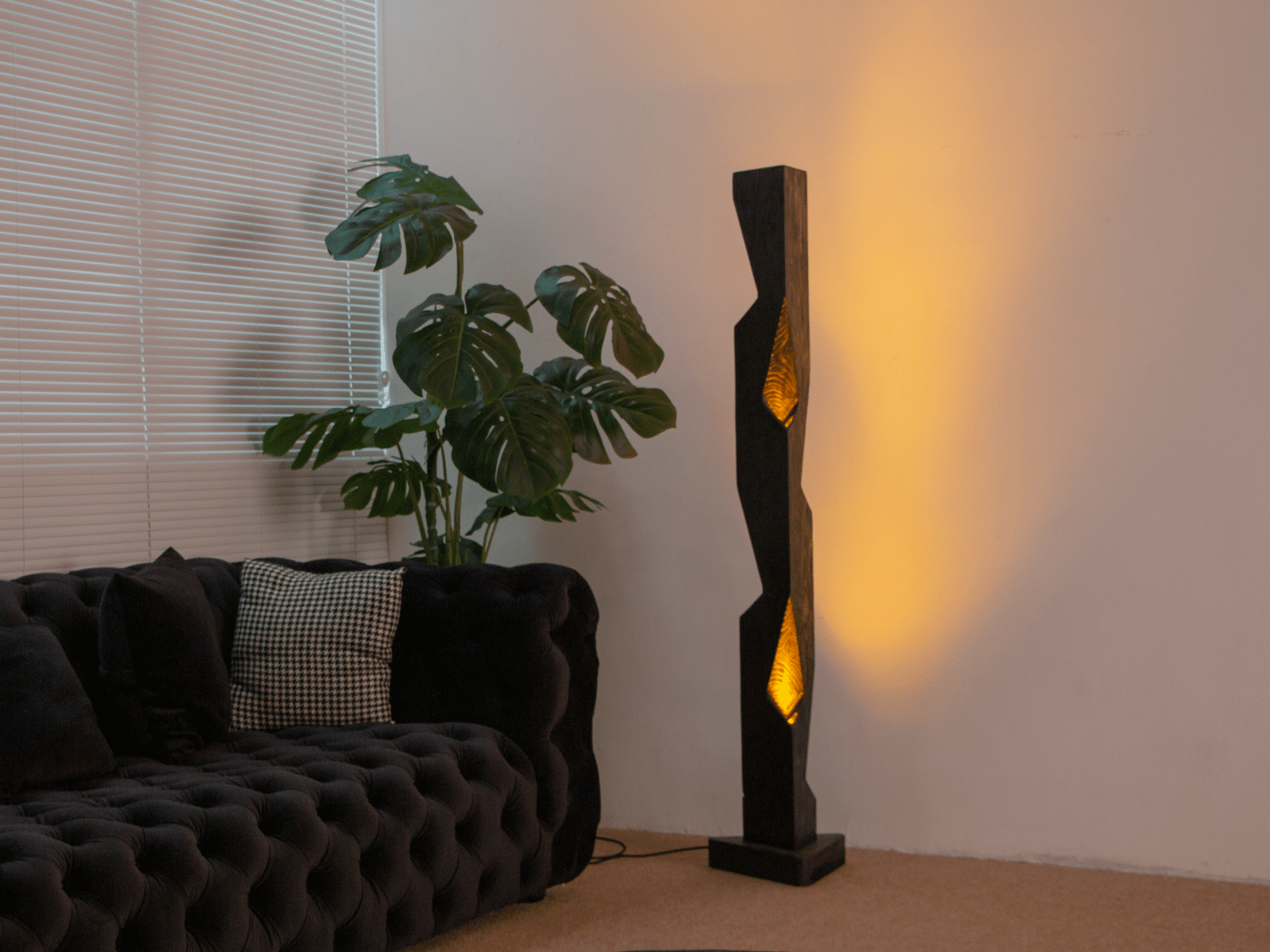 Handmade Natural Solid Wood Artistic Floor Lamp in European American Antique Style by FLOWLIGHT DESIGN INC. Orgin scaled | Flowlight Design
