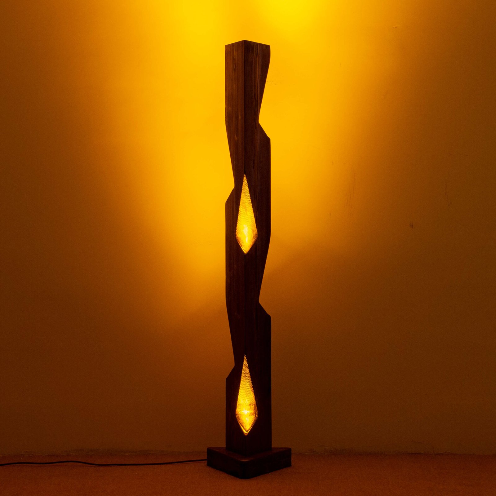 Handmade Natural Solid Wood Artistic Orgin Floor Lamp European American Antique Style scaled | Flowlight Design