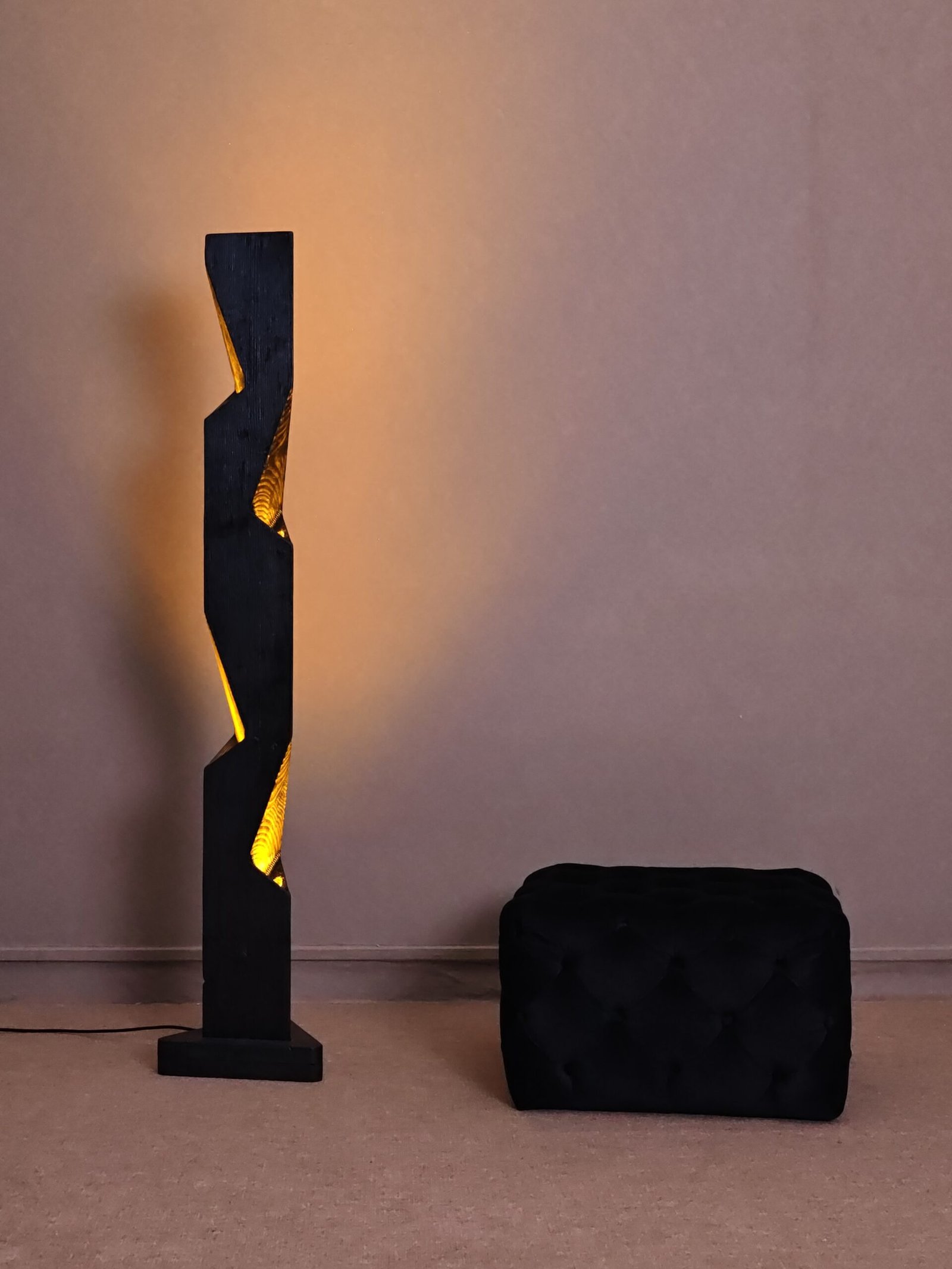 Orgin Handmade Natural Solid Wood Artistic Floor Lamp scaled | Flowlight Design