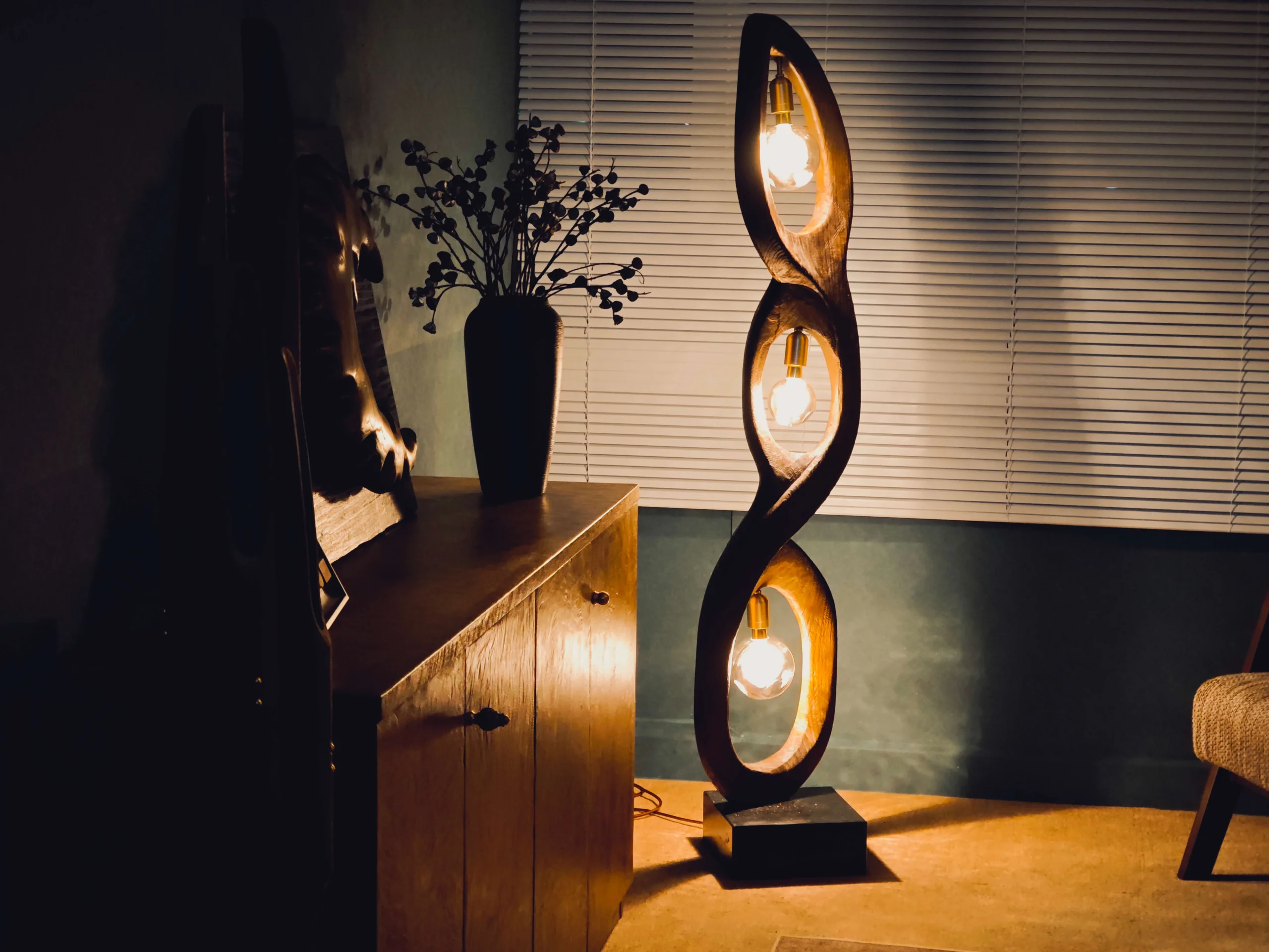 Rebirth Handmade Natural Solid Wood Artistic Floor Lamp 1 scaled – Flowlight Design Rebirth Handmade Natural Solid Wood Artistic Floor Lamp 1 scaled | Flowlight Design